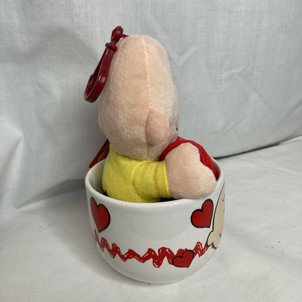 Peanuts Plush Charlie Brown Mug Be My Valentine - Picture 6 of 9